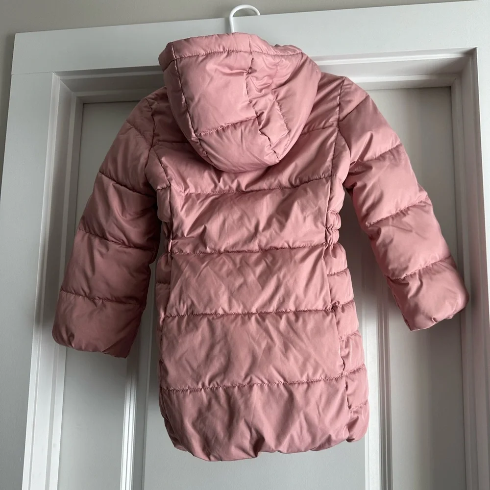 GAP Pink Long Puffer Jacket for Kids